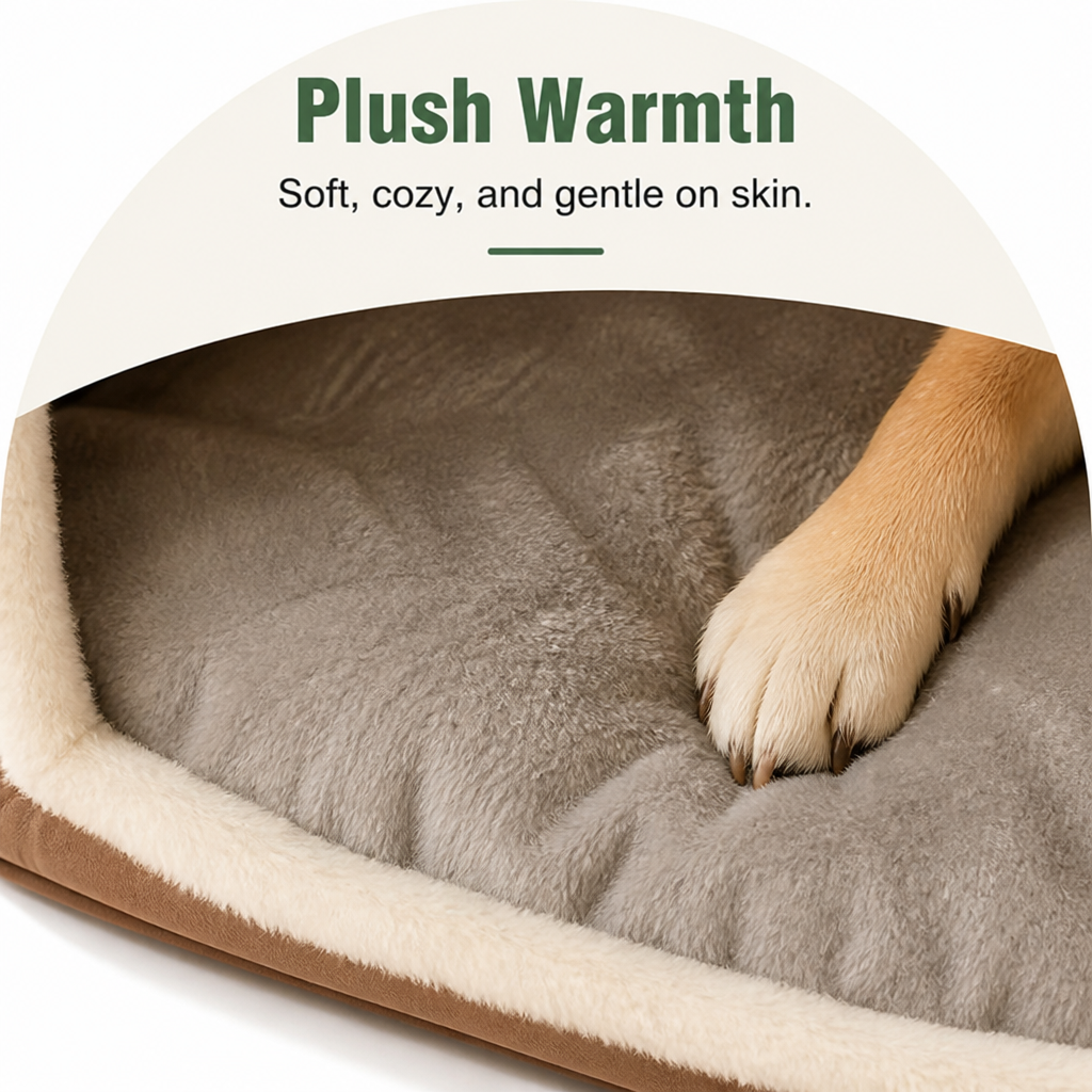 DogBedHouse Ultra-Large Semi-Enclosed Dog House (Removable & Washable)
