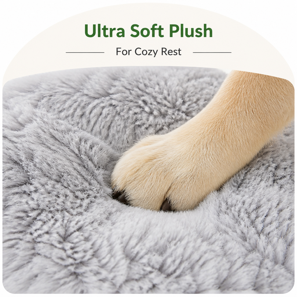 DogBedHouse Gradient Plush Fleece Dog Bed