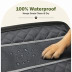 DogBedHouse Oxford Fabric & Machine-Washable Car Seat Extender (Storage Pocket)