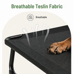 DogBedHouse Elevated Iron Frame & Breathable Dog Bed (No Filler)