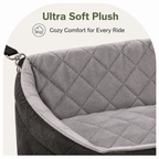DogBedHouse Washable Plush & Non-Slip Car Seat Booster