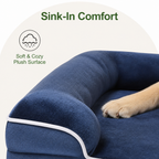 DogBedHouse Orthopedic Support Foam & Anti-Skid Bottom Dog Bed (Detachable Cover)