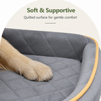 DogBedHouse Thick Padded & Washable Booster Dog Car Seat (Detachable Cover)