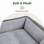 DogBedHouse Flannel & Machine Washable Non-Slip Dog Bed