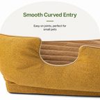 DogBedHouse Orthopedic Egg-Crate Foam Dog Bed (Water-Resistant Washable Cover)