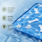 DogBedHouse Extra-Large Self-Cooling & Washable Pet Mat