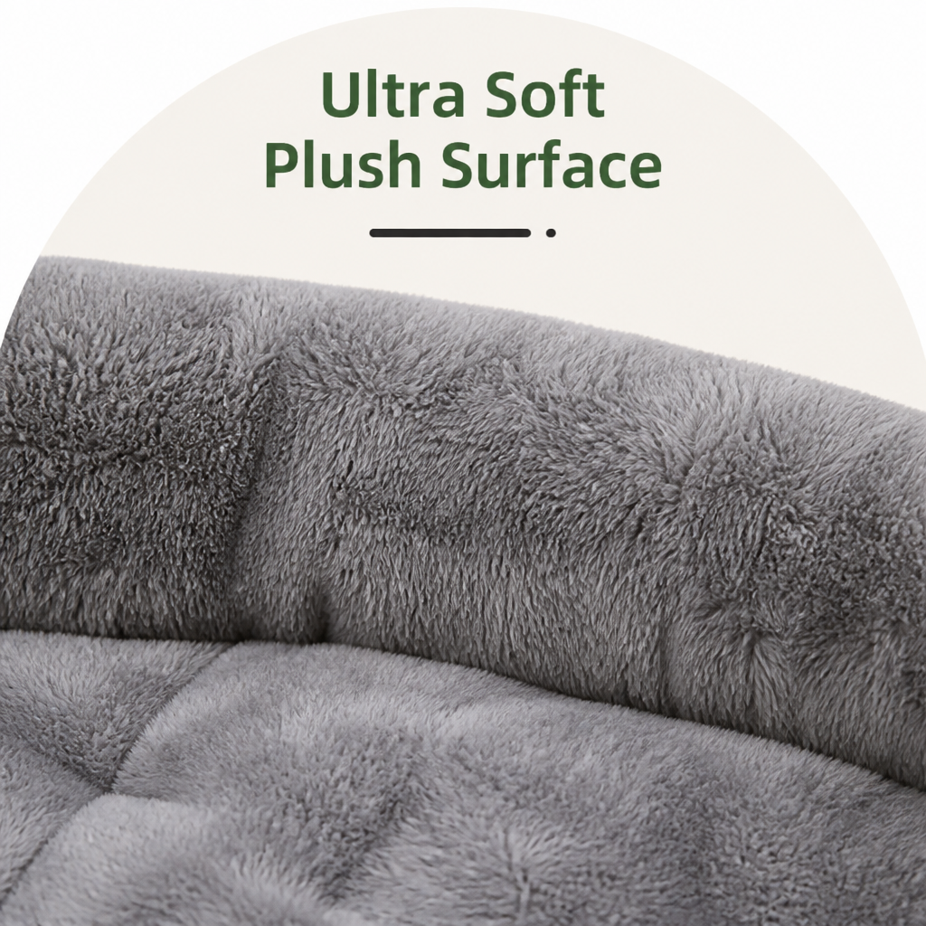 DogBedHouse Plush Polyester Winter Warm Dog Bed (Multiple Sizes)