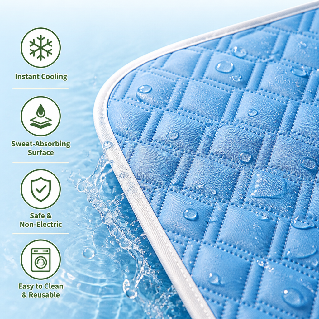 DogBedHouse Passive Cooling Sweat-Absorbing Pet Cooling Pad
