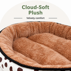 DogBedHouse Cozy Plush Polyester & Detachable Cover Pet Bed