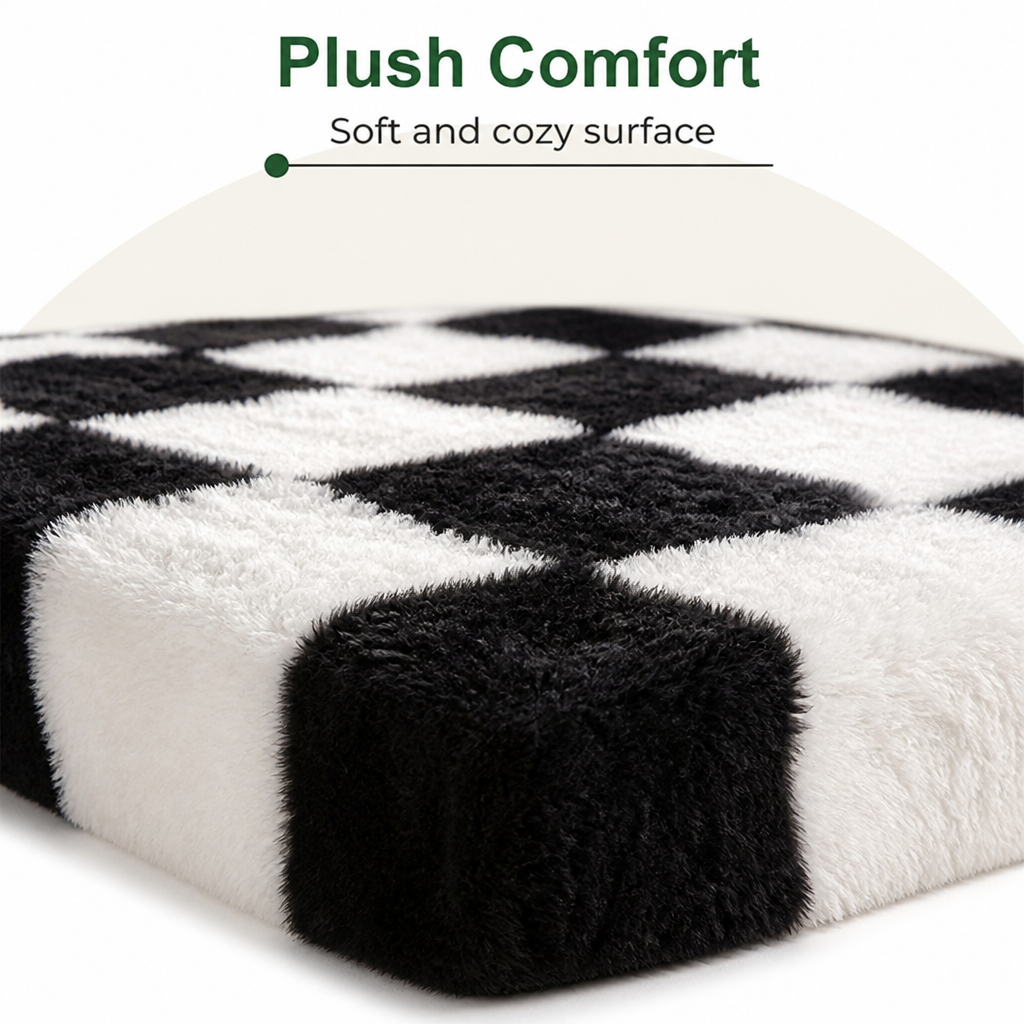 DogBedHouse Orthopedic Memory Foam & Non-Slip Dog Bed (Removable Cover)