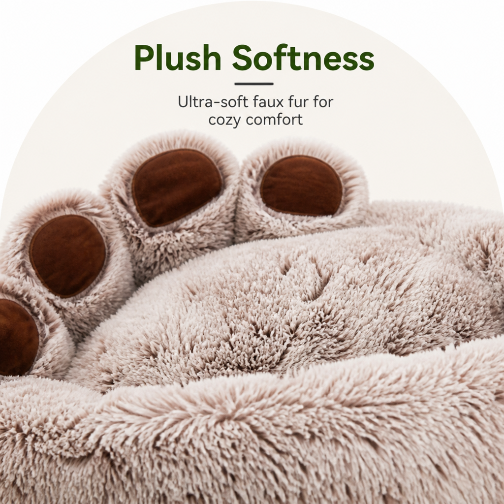 DogBedHouse Warm Plush & Thickened Polyester Pet Bed