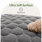 DogBedHouse Non-Slip & Scratch-Resistant Plush Pet Mat