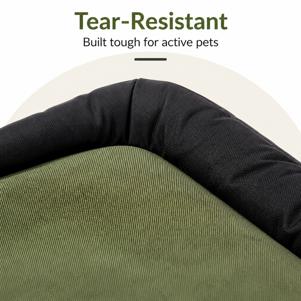 DogBedHouse Tear-Resistant Polyester All-Season Dog Bed