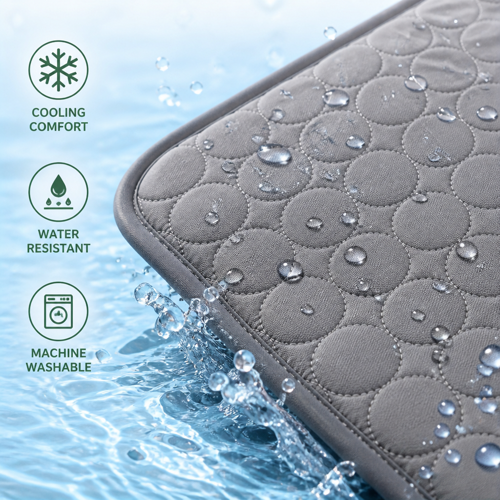 DogBedHouse Passive Cooling & Breathable Polyester Pet Mat