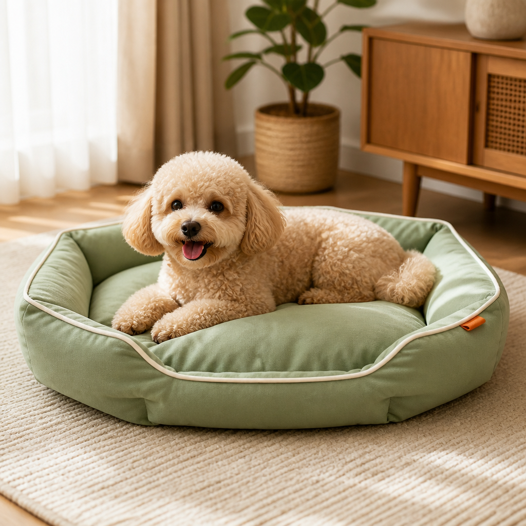 DogBedHouse All-Season Plush Donut Pet Bed