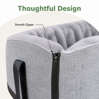 DogBedHouse Plush Polyester & Safety Buckles Booster Car Seat