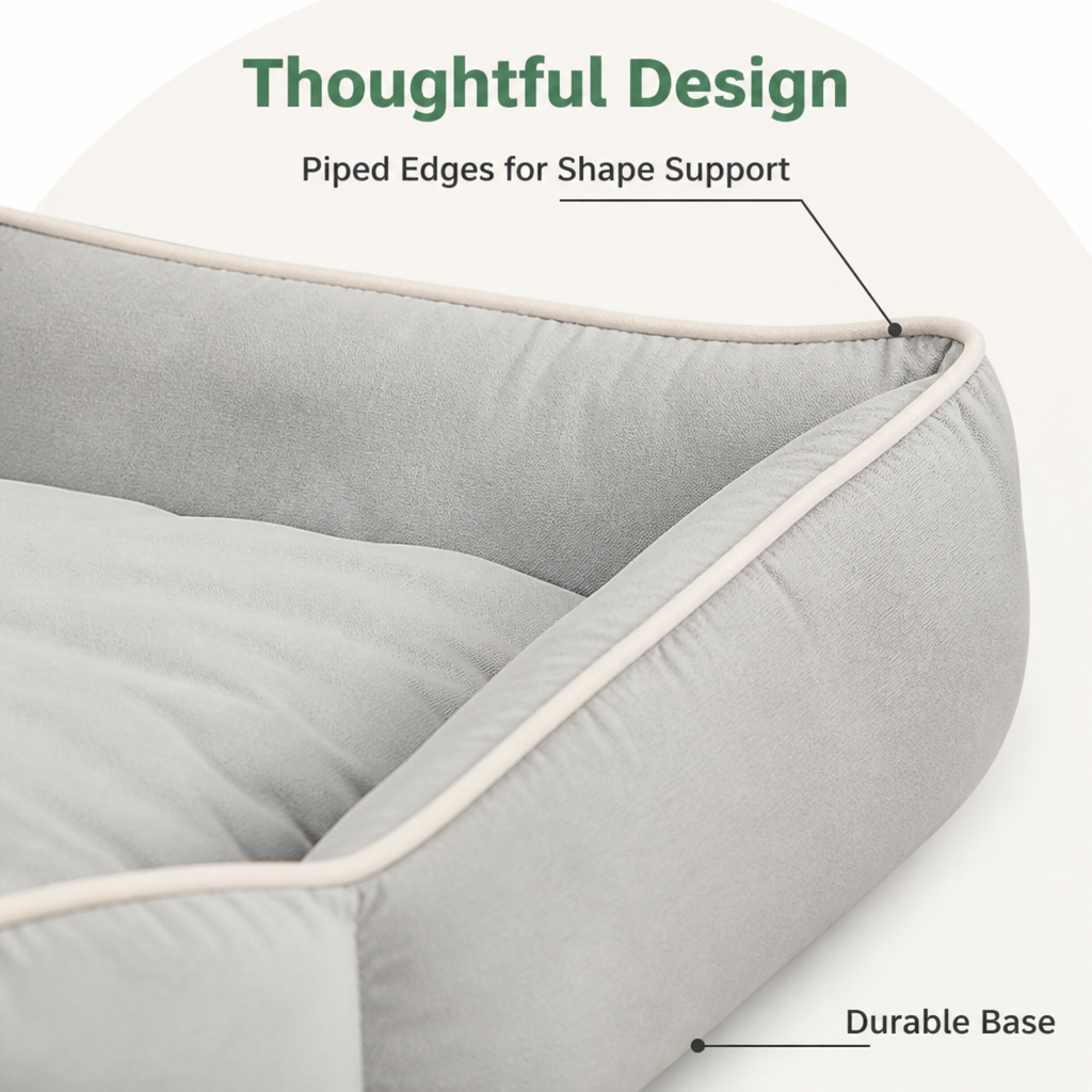 DogBedHouse All-Season Plush Donut Pet Bed