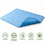 DogBedHouse Ice Silk Cooling & Breathable Pet Mat (Machine Washable)