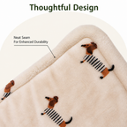 DogBedHouse Double-Sided Fleece & Machine Washable Dog Bed