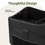 DogBedHouse Padded Elevated Dog Car Booster (Removable Washable Cover)