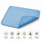 DogBedHouse Breathable Polyester Cooling Mat (Washable Cover)