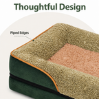 DogBedHouse Removable Washable Plush Bolster Bed