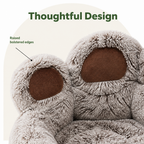 DogBedHouse Plush & Non-Slip Bear Paw Pet Bed