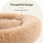 DogBedHouse Plush Donut Bolster Bed