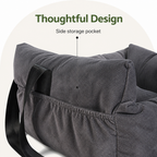 DogBedHouse Safety Harness & Multi-Carry Booster Seat (Fits Front & Back Seats)