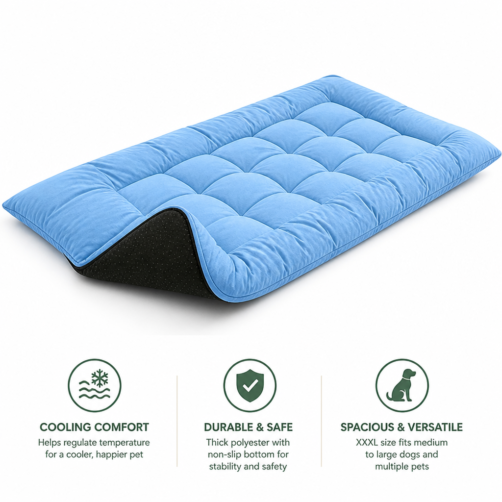 DogBedHouse Extra-Large Cooling & Non-Slip Dog Mat (XXXL)