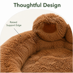 DogBedHouse Bear Paw Plush & Non-Slip Dog Bed