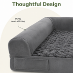 DogBedHouse Orthopedic Memory Foam & Non-Slip Dog Bed (Removable Cover)