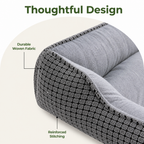DogBedHouse Flannel & Machine Washable Non-Slip Dog Bed