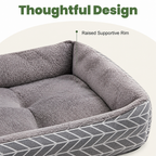 DogBedHouse Ultra-Soft Plush & Thick Cushion Pet Bed
