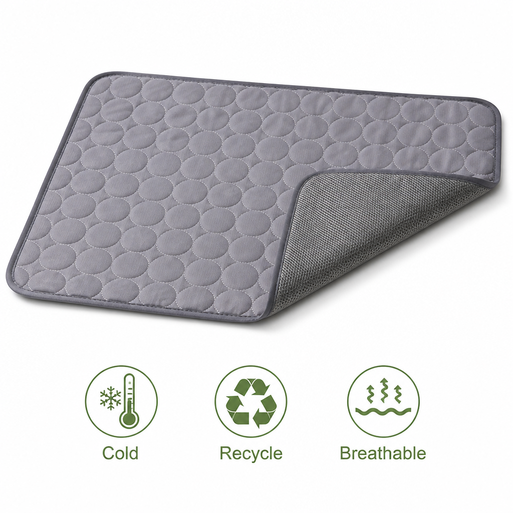 DogBedHouse Passive Cooling & Breathable Polyester Pet Mat