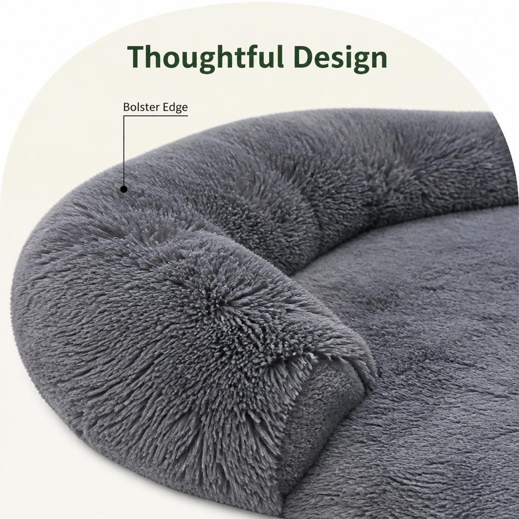 DogBedHouse All-Season Fluffy Washable Sofa Bed (Non-Slip Bottom)