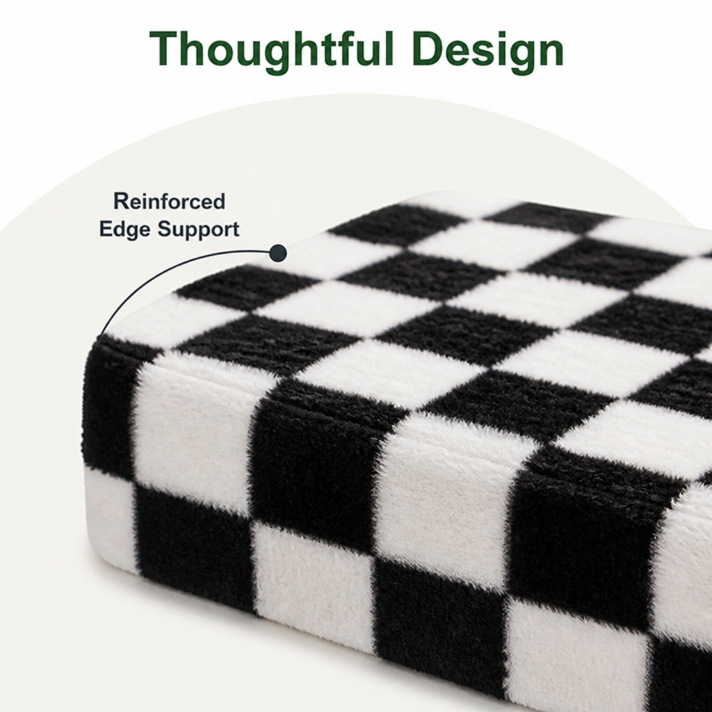 DogBedHouse Orthopedic Memory Foam & Non-Slip Dog Bed (Removable Cover)
