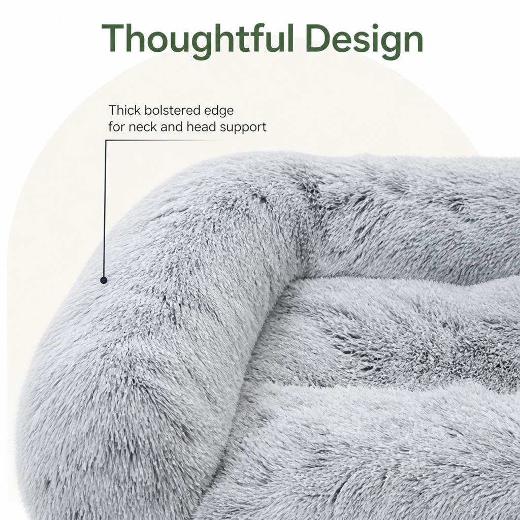 DogBedHouse Gradient Plush Fleece Dog Bed