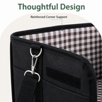 DogBedHouse Safety Belt & Anti-Collapse Dog Booster Seat