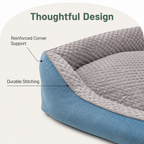 DogBedHouse Plush High-Back & Thick Padding Pet Sofa Bed