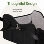 DogBedHouse Adjustable Height & Safety Harness Car Booster Seat