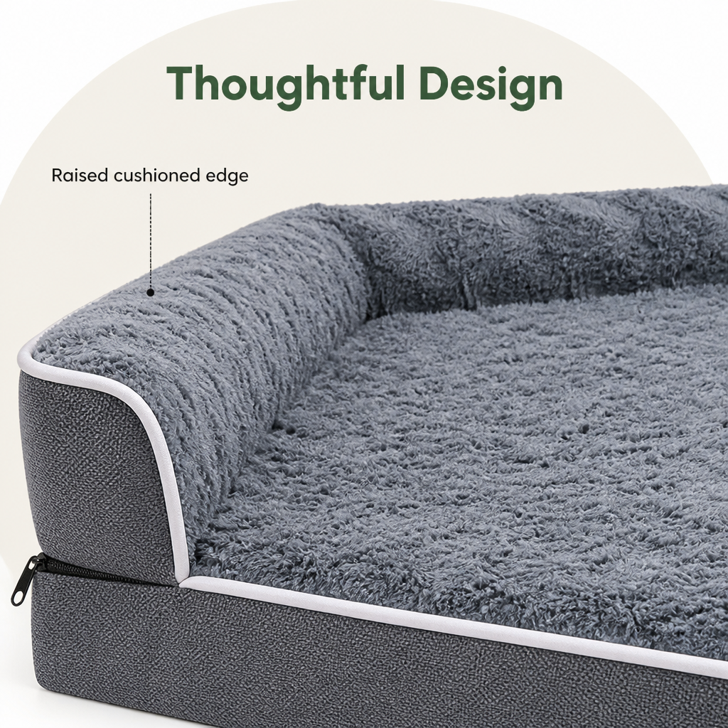 DogBedHouse Non-Slip & Removable Cover Dog Sofa Bed