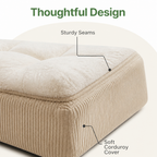 DogBedHouse Ergonomic Spinal Support & Removable Pillow Dog Bed