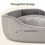 DogBedHouse Washable Double-Sided All-Season Dog Bed (Detachable Mat)