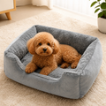DogBedHouse Plush Mattress-Style & Easy-Clean Polyester Pet Bed (Indoor/Outdoor)