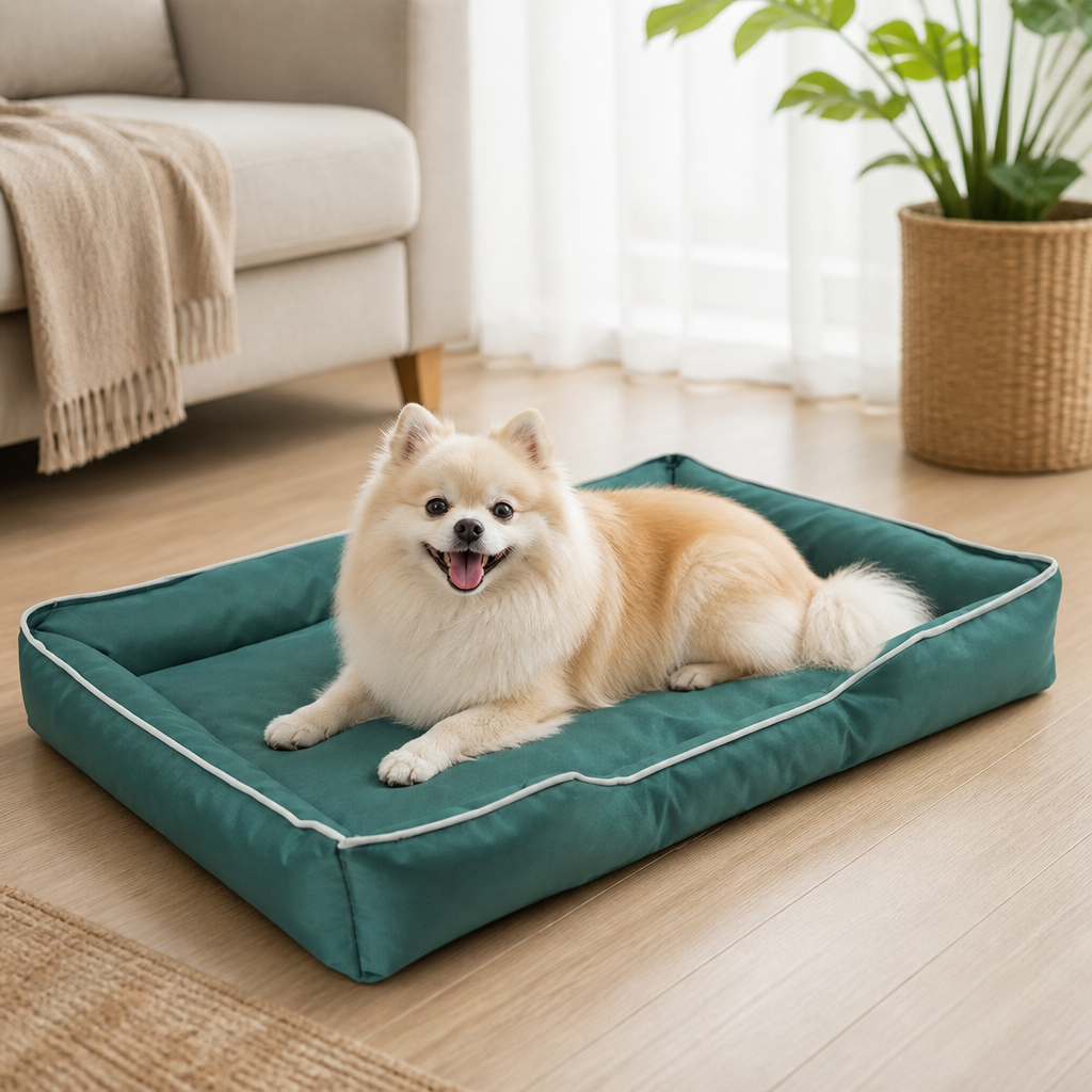 DogBedHouse Chew-Resistant 600D Oxford Dog Bed