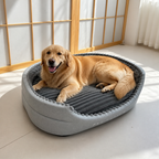 DogBedHouse Washable Double-Sided All-Season Dog Bed (Detachable Mat)
