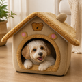 DogBedHouse Foldable & Washable Cozy Cave Pet Bed