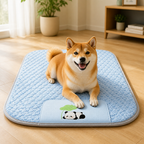 DogBedHouse Ice Bead Cooling & Easy-Clean Polyester Dog Mat