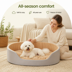 DogBedHouse Four Seasons Thick Polyester Dog Bed